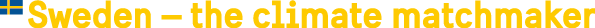 Sweden – Climate Matchmaker logo